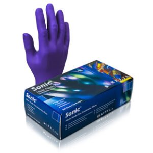 Gants en nitrile indigo Aurelia Sonic